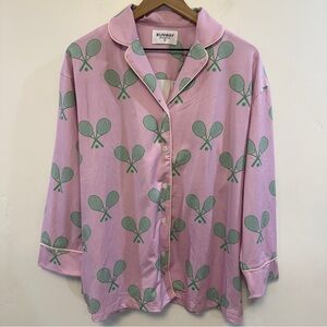 RUNWAY ATHLETICS pajama set green and pink